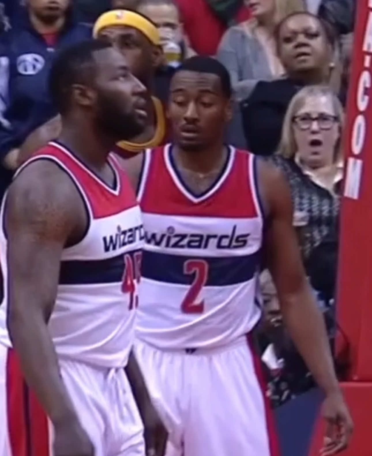 John Wall blocking your favorite player #johnwall #washingtonwizards #nbahighlights 
