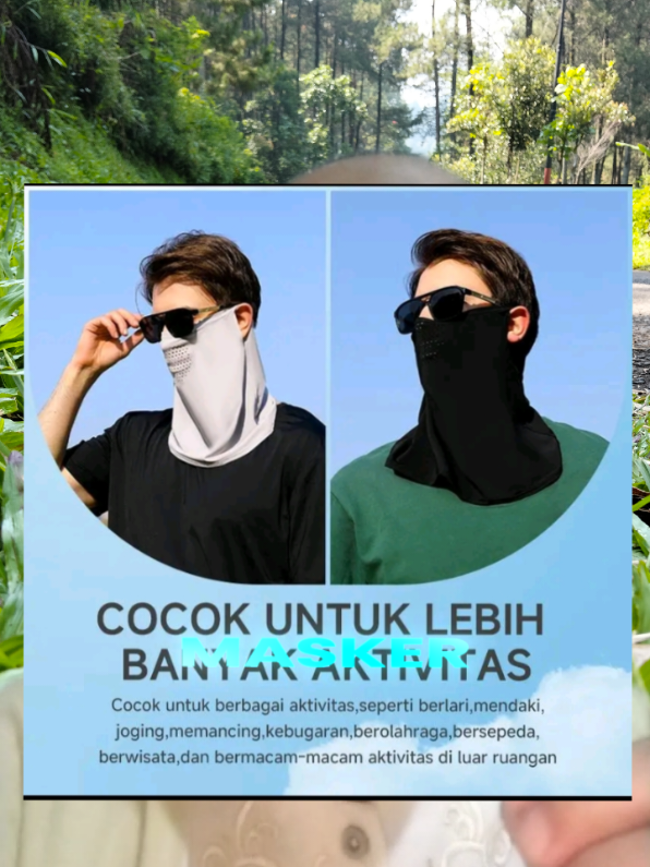 masker wajah anti UV #masker #maskerwajah #maskerwajahantiuv #fypviraltiktok🖤シ゚☆♡ #belilokal 