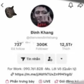 Chúc mừng abe @Đình Khang đã được 300k fl nháaa🥳 Một cột mốc mới đánh dấu sự nỗ lực không ngừng nghỉ của anh,sao mà giỏi quá đi Khang oiiii 😭💗 Chúc mừng anh và chúc anh sẽ có thật nhiều thành tích cao hơn trong sự nghiệp làm diễn viên của mình nhé,mái iuu 💗 #dinhkhang #rincon #zinnie_xinhiuuu 