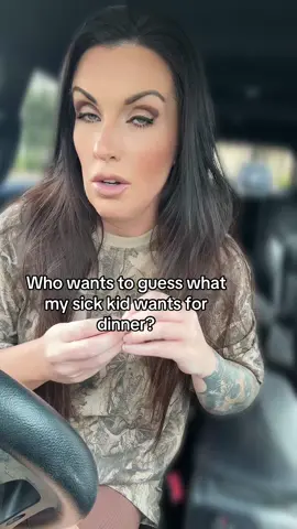 Sick kid who gets what she wants for dinner… but what does she want? 
