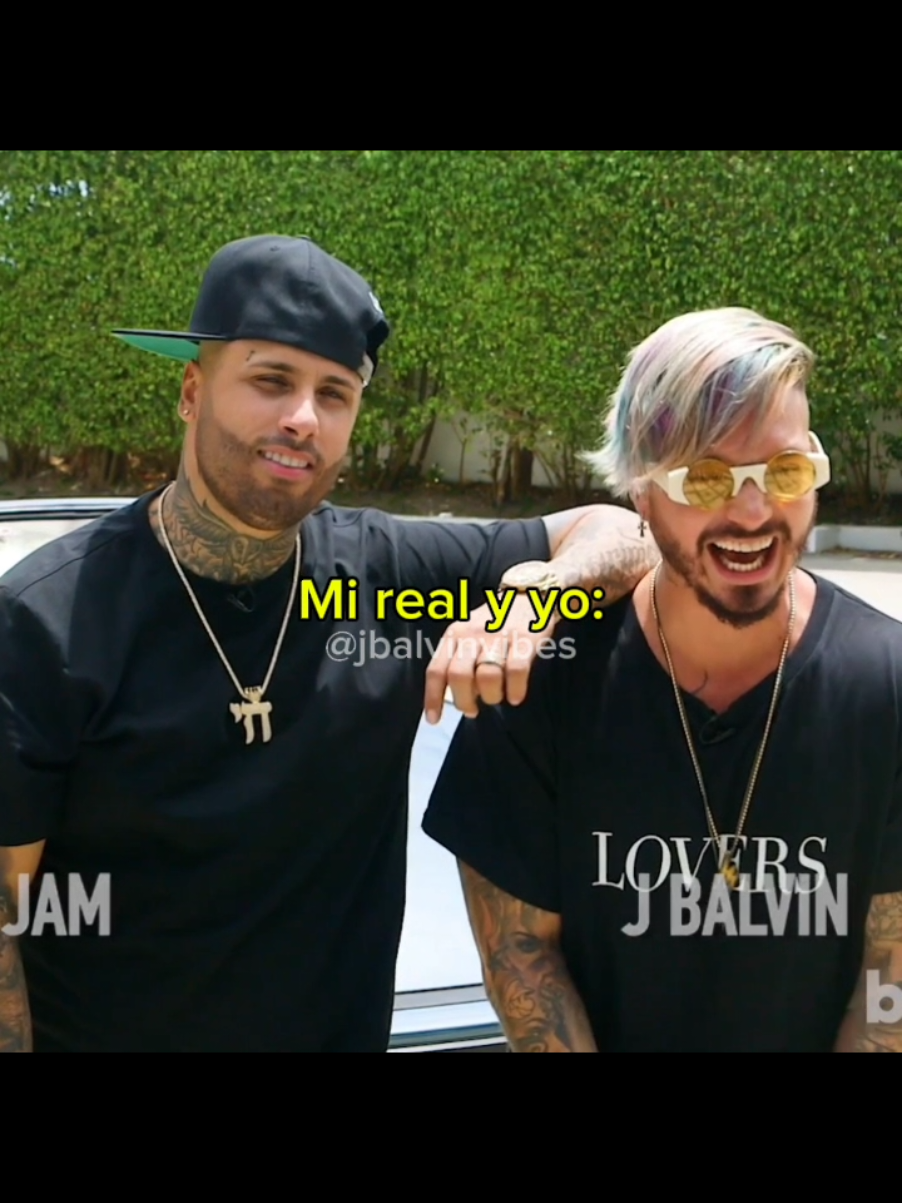 Mi real y yo: 😂😂😂😂 #jbalvin #nickyjam #foryou #fyp 