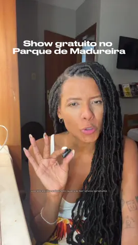 SHOWS GRATUITOS NO PARQUE DE MADUREIRA 🎤 Nesse final de semana o @jornalmeiahoraoficial comemora 20 anos de vida e por isso, eles vão dar uma mega festa gratuita no Parque de Madureira 🤎 ⏰O evento começa às 15 hrs mas o 1º show é às 16:30hrs 🎫Entrada gratuita 📍Parque de Madureira - R. Soares Caldeira, 115 - Madureira #riodejaneiro #rj #ondeirnorio #oquefazernorio #dicasrj 
