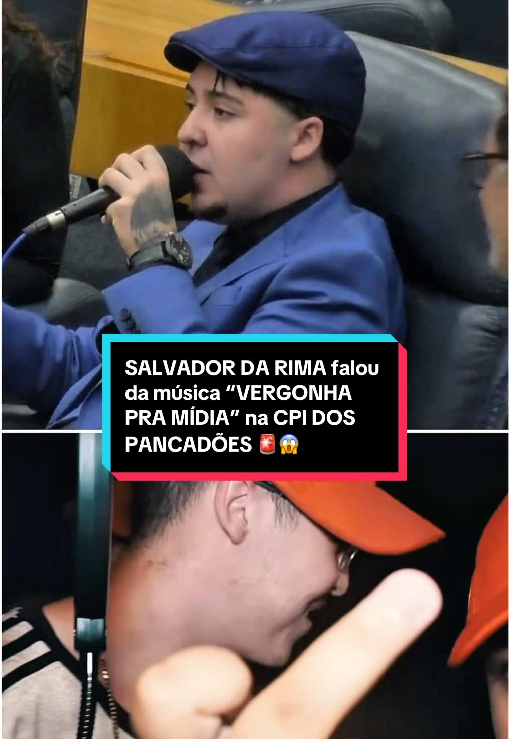 SALVADOR DA RIMA falou da música “VERGONHA PRA MÍDIA” na CPI DOS PANCADÕES 🚨😱  #salvadordarima #funk #funkbrasil #noticias #cpidospancadoes 