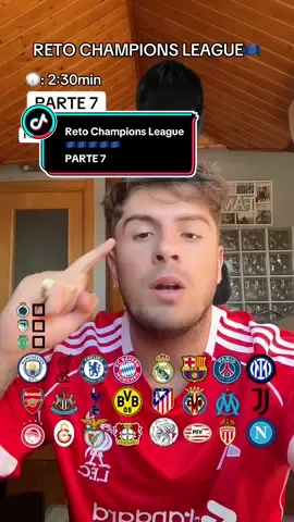PARTE 7 / RETO DE LA CHAMPIONS LEAGUE🇪🇺 #reto #championsleague 