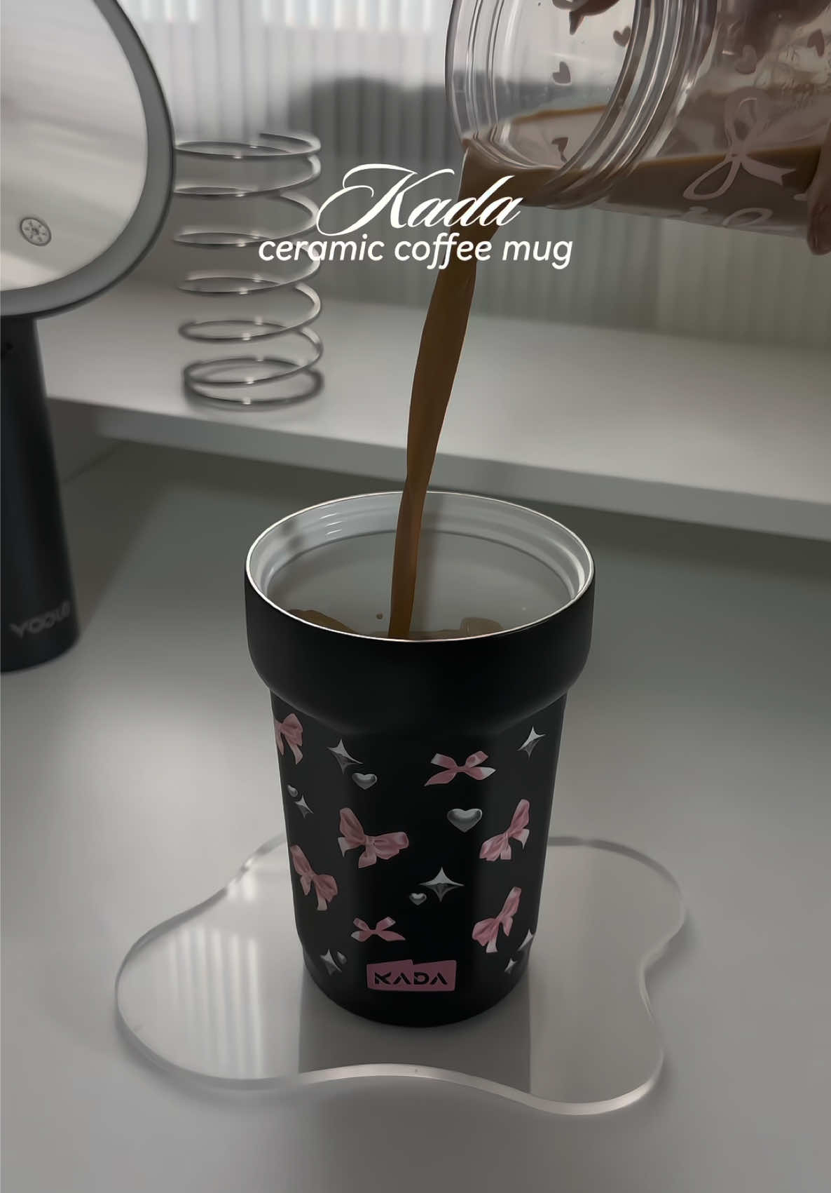 so inlove with my new coffee mug from @KADA Tumbler #kada #coffeemug #kadatumbler #ceramiclinercoffeemug 