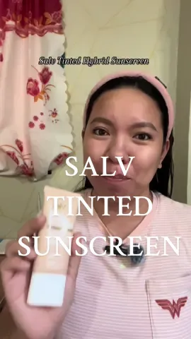 Super worth it nito 3in1 sunscreen Salv Tinted Hybrid Sunscreen  #salv #salvtintedsunscreen #tintedsunscreen #sunscreen #oilyskin
