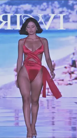 Two strikes of scarlet — Ivoire Swimwear Bikini Models ❣️ #Runway #models #swimwear #bikinimodel #bathingsuit 