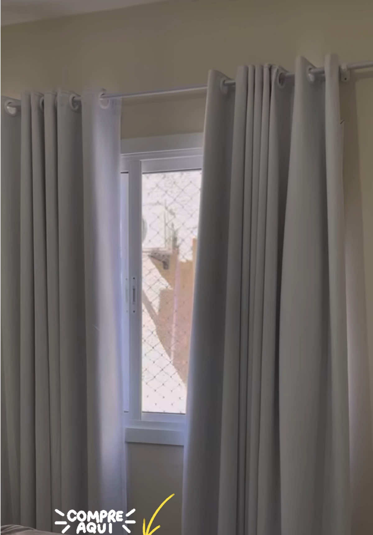 Cortina de linho 4 Metros #fyp #cortina #casa #reforma #ofertas 