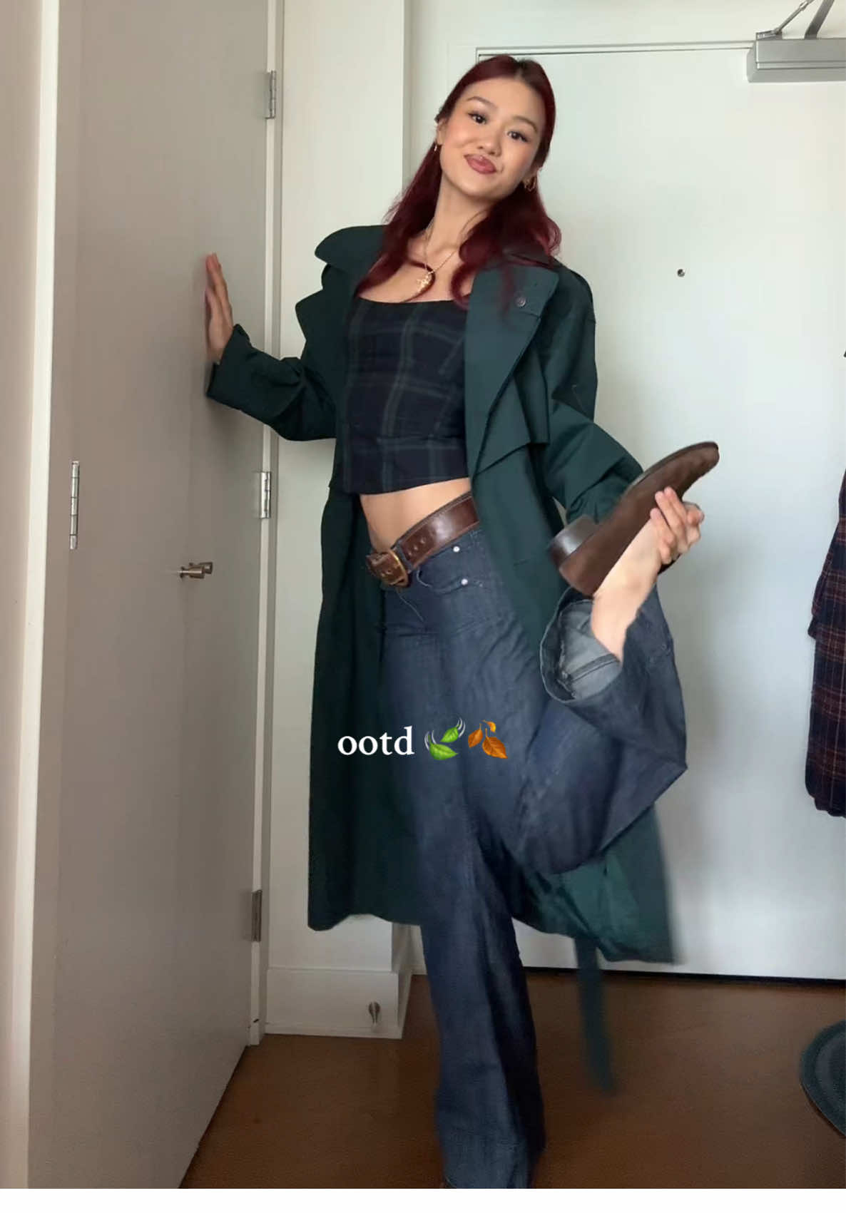 green all fall! #OOTD #fitcheck 