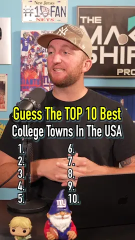 Top 10 College Towns In The USA! Which Is Best? #fyp #college #school #top10 