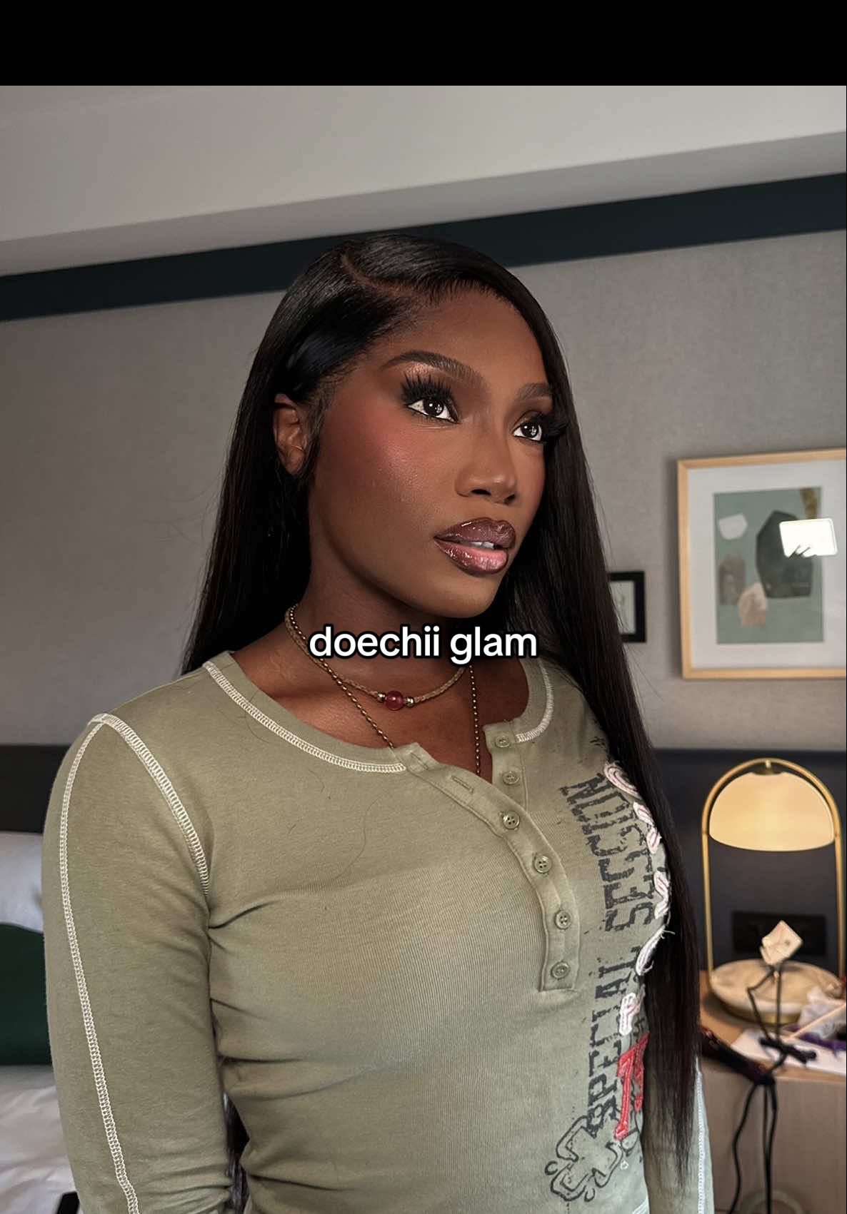 quick glam😍 @Doechii  hair @The FUN Stylist 🕺🏾🤣 