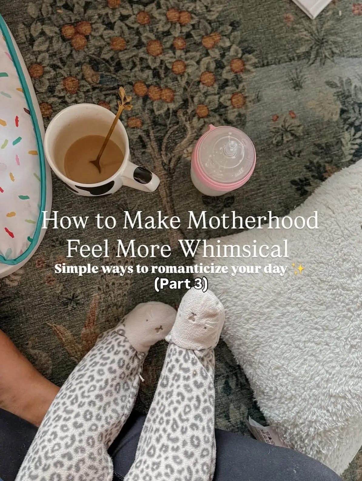 Simple ways to romanticize your everyday moments 🌸 Motherhood isn’t about having it all together… it’s about slowing down and creating tiny sparks of calm in the middle of the chaos. ✨ A lit candle, soft classical music, a slow breath before bedtime… little rituals that remind us that magic isn’t something we find… it’s something we create. 🕯🌙 ✨ Save this post for your next cozy day, and tell me below — which idea are you trying first? #romanticizemotherhood #slowlivingmom #romanticizinglife #romanticizeyourlife #whimsymom 