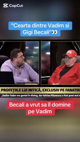 Mitica Dragomir povesteste despre cearta lui Becali cu Vadim Tudor🤣👀 #fyp #fanatikro #caterinca #miticadragomir #romania🇷🇴 