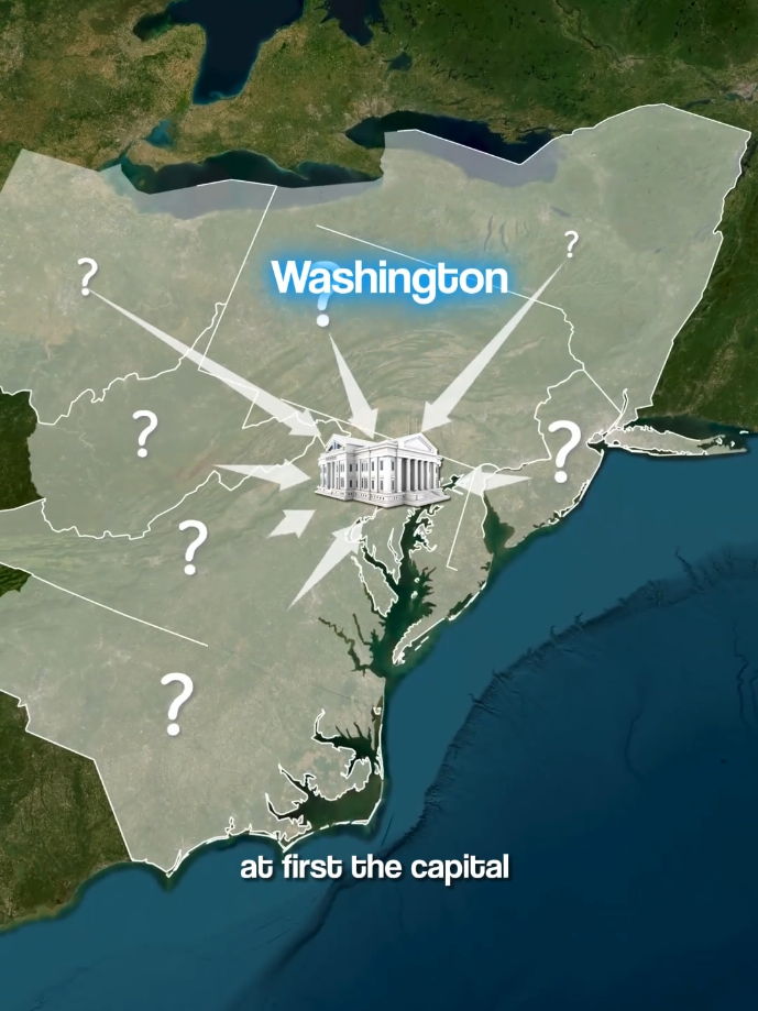 Why Washington DC is Not Part of Any State 🤔
   In 1790, land from Maryland and Virginia
 was used to build a brand-new capital named after George Washington. 🏛 To keep it
 neutral, Congress made it a separate federal district — the District of Columbia. 🗺 Later,
 Virginia took back its part, leaving D.C. shaped like a lopsided diamond. Even today, people
 in D.C. pay federal taxes but don’t have full voting rights in Congress! ⚖️
 #washingtondc #USHistory #districtcolumbia #uscapital #geography   
      
  