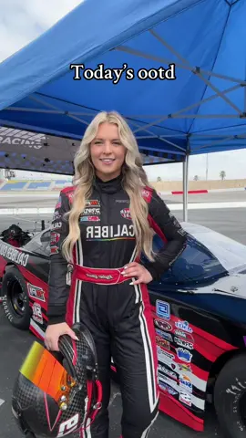 Doing some testing today at Madera #femaleracer #fyp #viral #racing #blonde #nascar #latemodelracing 