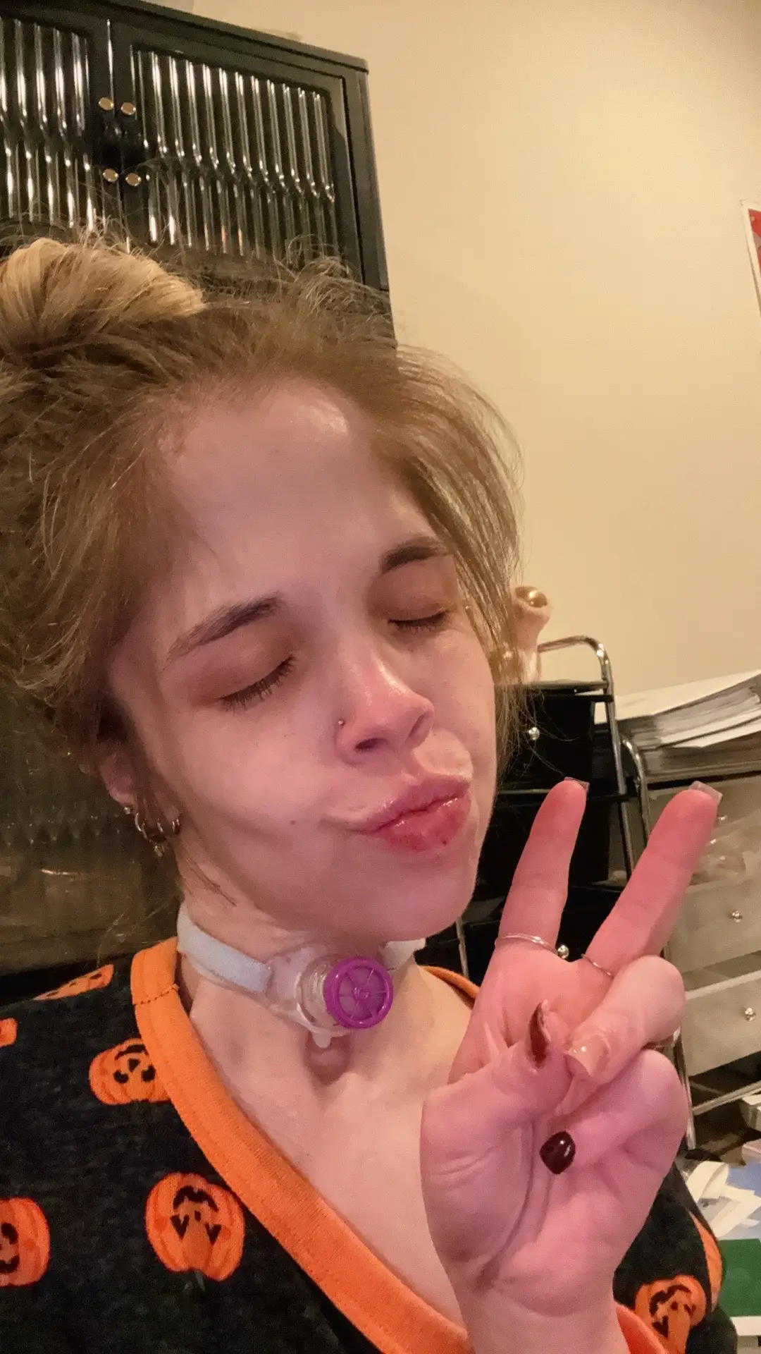 Thank you all for coming to my live!!!! I’m coming back slowly I missed all of you! Going to try and do lives of my tpn set up and videos. Let me know what kind of videos you guys want. I am of course going to do makeup . But I also love filming my medical related things to the world because it’s so interesting and makes the process go by quicker especially on nights when I don’t like doing . But I love you guys and missed all of you dearly😘😘🫶🏻🫶🏻  #foryou #viral #tiktok #foryoupage #fyp 