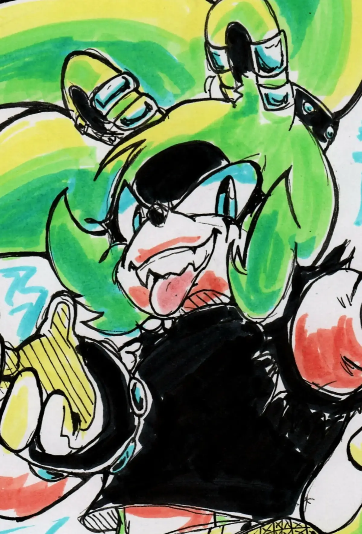 character that just consistently has limp biskit playing in the background  #sonicfanart #sonic #sonicthehedgehog #surgethetenrec #idwsonic 