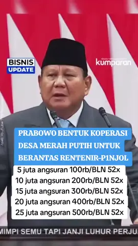 Hari ini jumat 17 Oktober 2025 presiden prabowo telah meresmikan pinjaman berbasis online tampa bunga dan angunaan #kopdesmerahputih #beritaviral #tren 