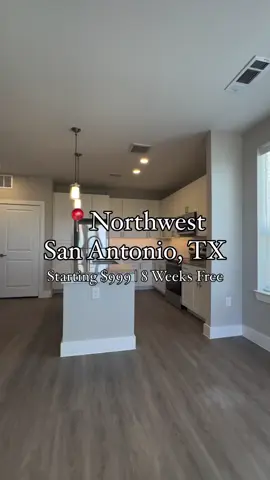 ✨ Up to 8 Weeks Free! 📍 Northwest, San Antonio, TX   1 Bed/1 Bath ☑️ Starting at $999 ⁣ 2 Bed/2 Bath ☑️ Starting at $1467 ⁣ 3 Bed/2 Bath ☑️ Starting at $1933 Apartment amenities:⁣⁣⁣⁣⁣⁣⁣⁣⁣⁣⁣⁣⁣⁣⁣⁣⁣⁣⁣⁣⁣ ▫️ Under Cabinet Lighting ▫️ Granite Countertops ▫️ Full-size Washers and Dryer Included ▫️ Stainless Steel Appliances ▫️ Large Patios/Balconies ▫️ Wood Floors ⁣⁣⁣⁣⁣⁣▫️ Pets Welcomed The prices listed above may have the specials incorporated throughout the applicable lease term. DM for more info #satxluxury #sanantonioapartments #satxapartmentdeals #sanantoniohomes #sanantoniospecials 