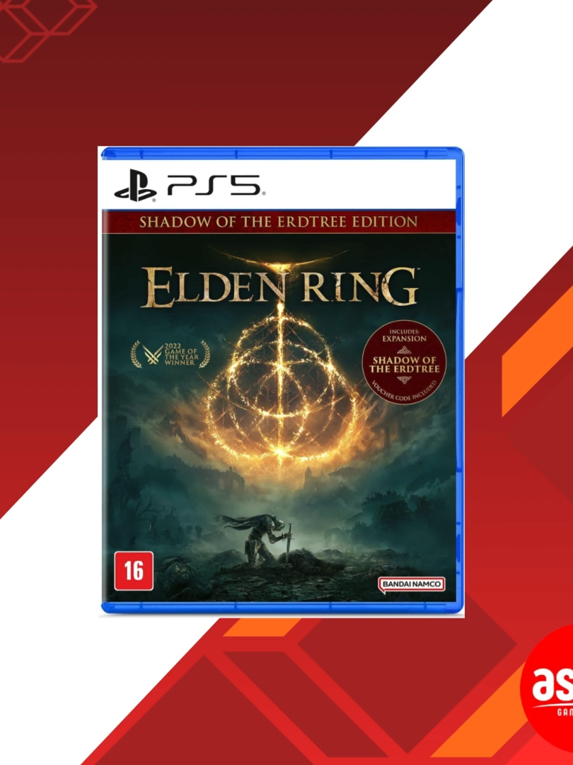 🗡️ A MAIOR EXPANSÃO AGORA É DIGITAL! O MEDO RENASCE NO REINO DA SOMBRA. 💀 Você sobreviveu às Terras Intermédias. Agora, prepare-se para o verdadeiro desafio. Elden Ring: Shadow of the Erdtree chegou ao PlayStation 5 para redefinir o que você pensa sobre dificuldade e exploração. O Reino da Sombra espera por você! Um Novo Capítulo De Agonia e Glória: Uma Expansão Colossal: Não é um DLC, é uma nova aventura do tamanho de um jogo! Explore o Reino da Sombra, uma terra misteriosa, repleta de chefes aterrorizantes, dungeons secretas e novos mistérios. Novos Inimigos, Novas Armas: Encontre e domine um arsenal totalmente novo de armas e magias para enfrentar criaturas e bosses ainda mais complexos e brutais. Miquella te aguarda! Performance de Próxima Geração no PS5: Viva a escuridão e os detalhes do novo reino com gráficos incríveis, loading quase instantâneo e uma jogabilidade fluida no seu PlayStation 5. O Retorno de Miazaki: Mais uma obra-prima de Hidetaka Miyazaki, trazendo a narrativa profunda e a dificuldade recompensadora que consagraram Elden Ring como GOTY. Se você dominou o jogo base, esta expansão é o seu verdadeiro teste. O sofrimento nunca foi tão gratificante! Pronto para voltar ao campo de batalha e encarar a Sombra da Árvore-Árdida? COMENTE 