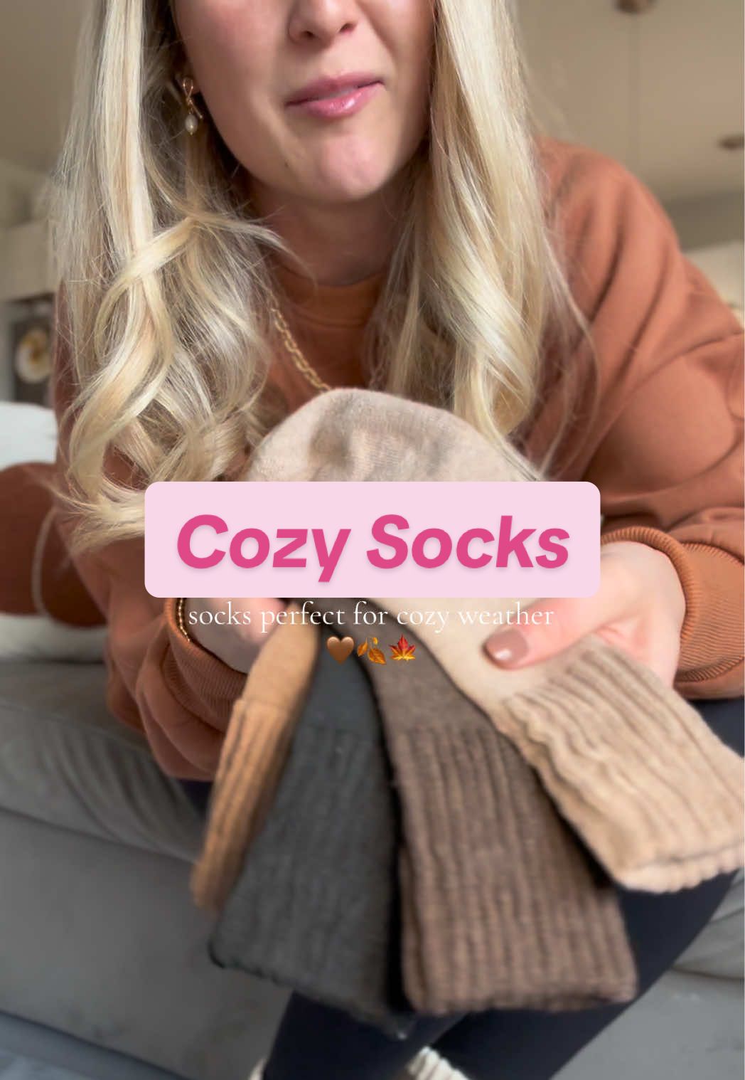 The best cozy sweater socks! 🧦 🤍 #socks #cozyweather #fallfashion #fallvibes #fallaesthetic 