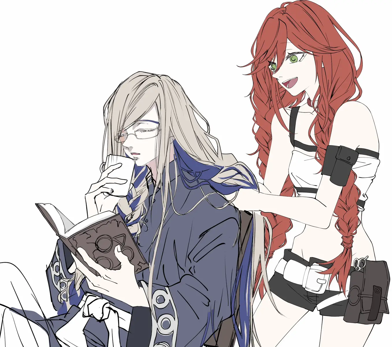 ほとんどタムジーしか描いてないけど たまにルド、リヨウだな 全部完成させたいな( ^^ω ) #イラスト #ガチアクタ #タムジー  #gachiart #二次創作 