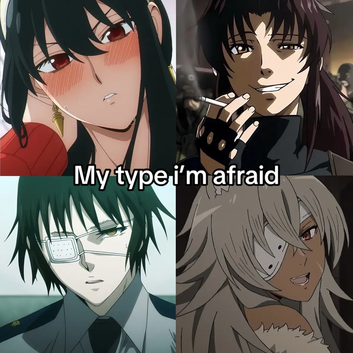 #yorforger #Revy #Blacklagoon #spyxfamily #anime 