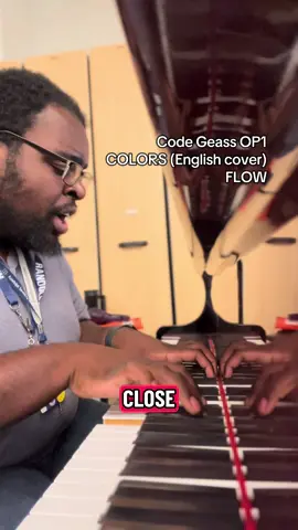 Code Geass - COLORS, sung in English, original song by FLOW, translated by @AmaLee / M̶̱̍onarch 🦋👑  There was definitely a part that I messed up on lowkey, but I hope it doesn’t detract from the overall experience! #codegeass #flow #anime #animeop #animetiktok #pianocover #sing #fyp #fypp 