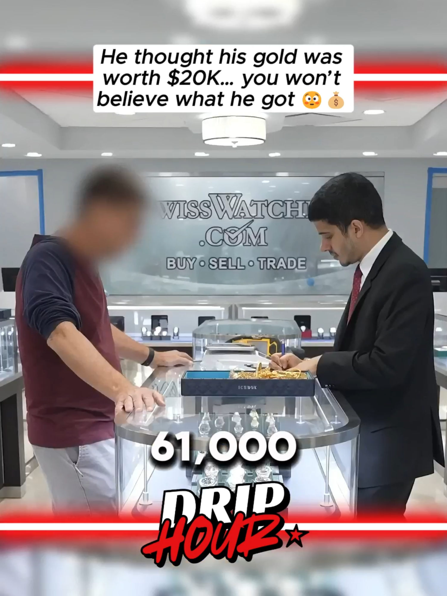 He thought his gold was worth $20K… you won’t believe what he got 😳💰#fyp #foryou #viral #rolex #gold #coin #usatrends #americanstyle #negotiation #jewelry #crazyflip #diamond #luxurywatch