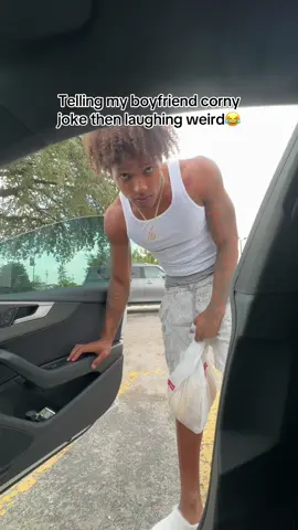 I can’t tell what’s funny his answer or my laugh😂😂 #fyp #funny #couplegoals #viral #trending 