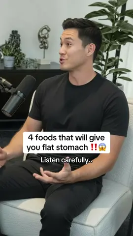 4 foods that will give you flat stomach ‼️😱 #bloat #debloat #health #gut #guthealth 