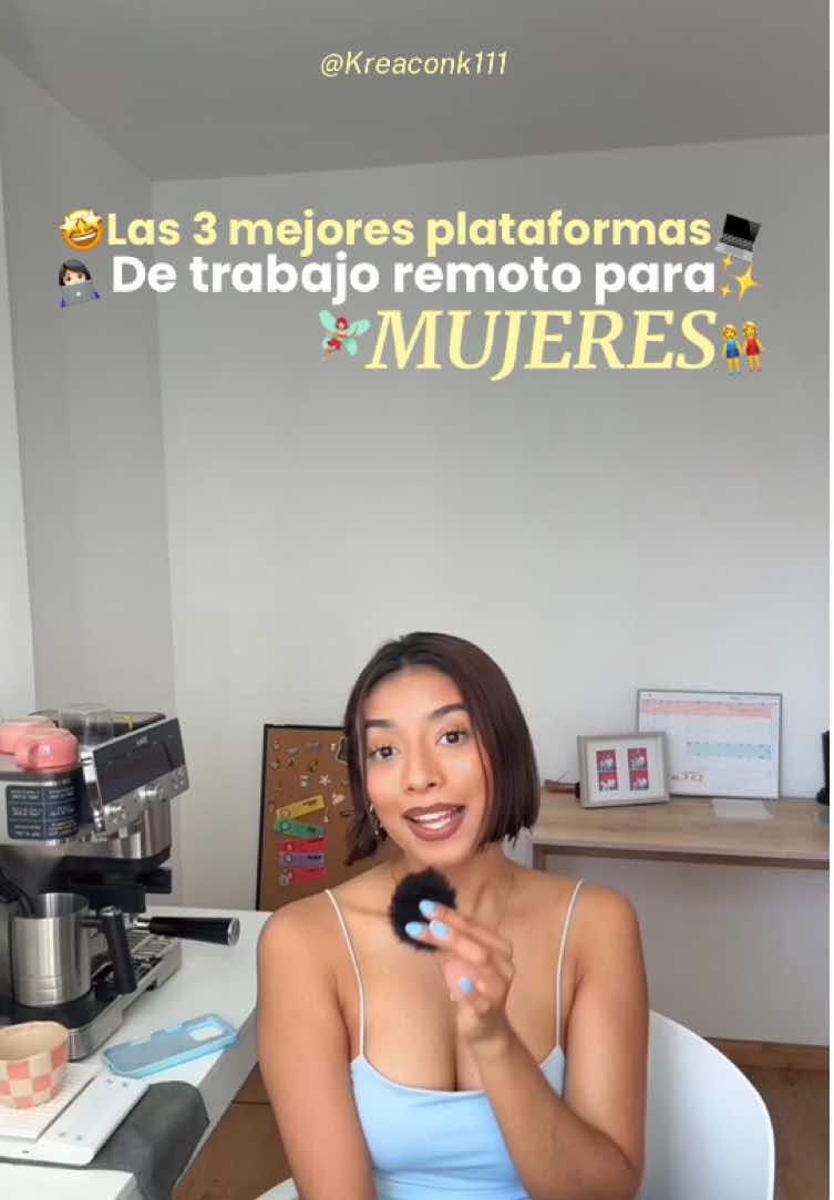 Las mejores plataformas de trabajo remoto para mujeres en 2025 🌎💻  #TrabajoRemoto #MujeresEmprendedoras #IngresosDesdeCasa #TrabajoOnline #NegociosDigitales 