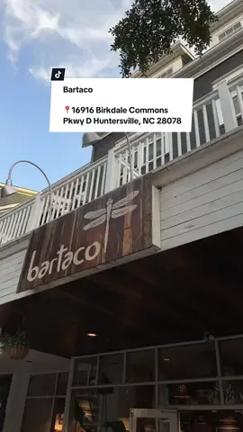 📍16916 Birkdale Commons Pkwy D Huntersville, NC 28078 Fall time is here and so are Bartacos new menu items!! Caleb and I were OBSESSED with the food here. By the end we were so full but did not wanna stop eating. If you are looking for a date night spot, or a girls night... or you just need a night out, BarTaco is the way to go!!! I've listed some menu items that I think you should absolutely check out out! Although everything was DeLicious, l added a ⭐️ next to the items that were our favorites:) Our Menu Recommendations: Drinks : * ﻿﻿Passion Fruit Oaxacan Margarita * ﻿﻿Old Thymer Cocktail⭐️ Starters: * ﻿﻿Roasted Half Chicken⭐️ * ﻿﻿Small Guacamole * ﻿﻿Ceviche * ﻿﻿Retro Pork Tamale⭐️ Tacos : * ﻿﻿Baja Fish * ﻿﻿Glazed Pork Belly⭐️ * ﻿﻿Crispy Oyster⭐️ * ﻿﻿Sesame Ribeye * ﻿﻿Seared Chorizo Thank you so much for having us Bartaco we can't wait to come back! #fyp #restaurant #charlottenc #bartaco #tacotuesday 