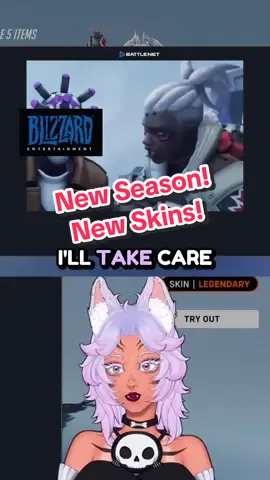 Shop Update! I like the new season, but I’ve noticed a lot of other people showing bugs and glitches since the new season arrived. Half the characters seemed bugged with those new universal emotes too 😬 { #vtuber #fyp #envtuber #overwatch #blizzard }