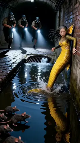 Mermaid caught by Hunters #cutemermaid #mermaidbabies #foryou 