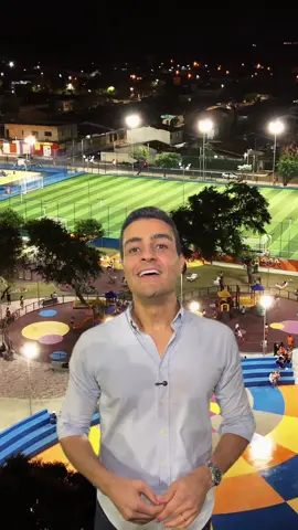 A Parte Alta ganhou mais um parque novinho! 🌳 Agora é a vez do Conjunto Osman Loureiro, no Clima Bom, com mais de 21 mil m² de lazer: academia, areninha, quadras, espaço pet, bebedouro e muito mais! Traga a família e vem conhecer esse novo ponto de encontro da cidade! #praça #climabom #maceio #alagoas 