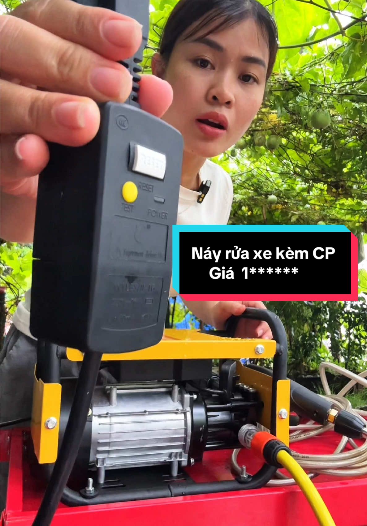 Máy rửa xe gia đình ,kèm bộ CP chống rò rỉ điện,xịt rửa ô tô, xe máy, rong rêu #hongtran346 #mayruaxe #mayruaxegiadinh 
