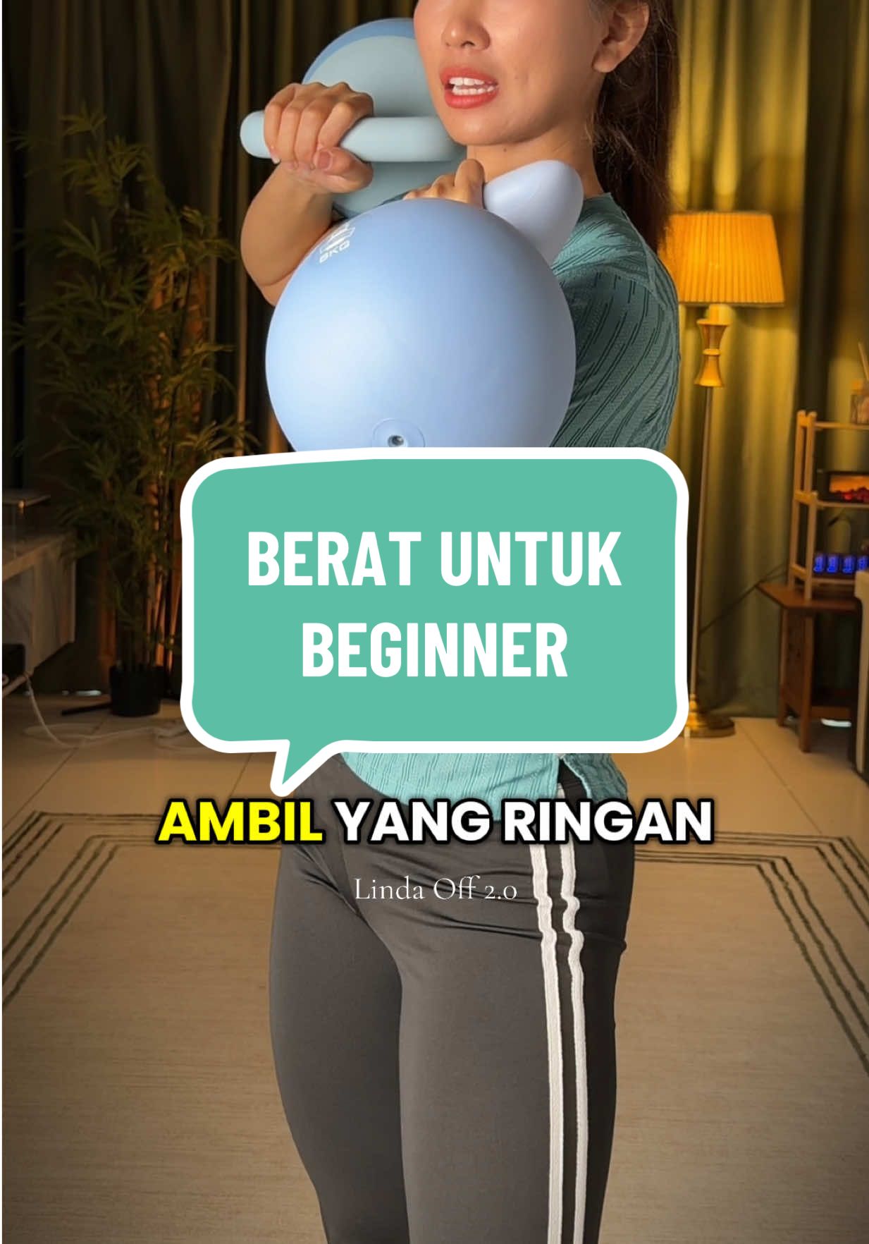 Replying to @Norma Watie Paksa sis paksa 🤭🤭 #kettlebell #homeworkout #kettlebellworkout 