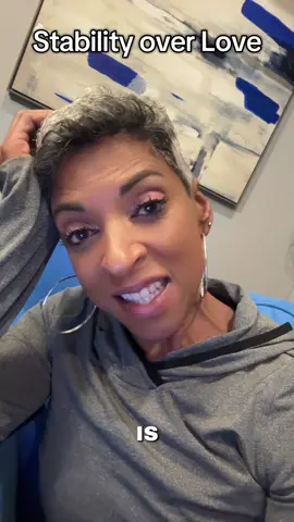 Is it a poor choice of words or a belief? I can’t tell. It’s giving, “I’ll stay because I don’t want to start over”, instead of, “you’re my person”. And maybe for many men, the true connection is not a thing. It just doesn’t sit well with me. If I’m not truly connected, I’d rather be alone. Because alone isn’t lonely for me . . . and maybe that’s the difference. But, to each his or her own. I’m not judging. In the life game of would you rather, you may rather have someone over no one. I’m encouraging you being clear on your choices so you have no regret.  #StabilityOverLove #Relationships #Dating #Marriage