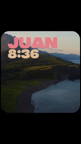 JUAN 8:36#hagamosviralajesus #versiculosbiblicos #biblia #dios #Jesus 