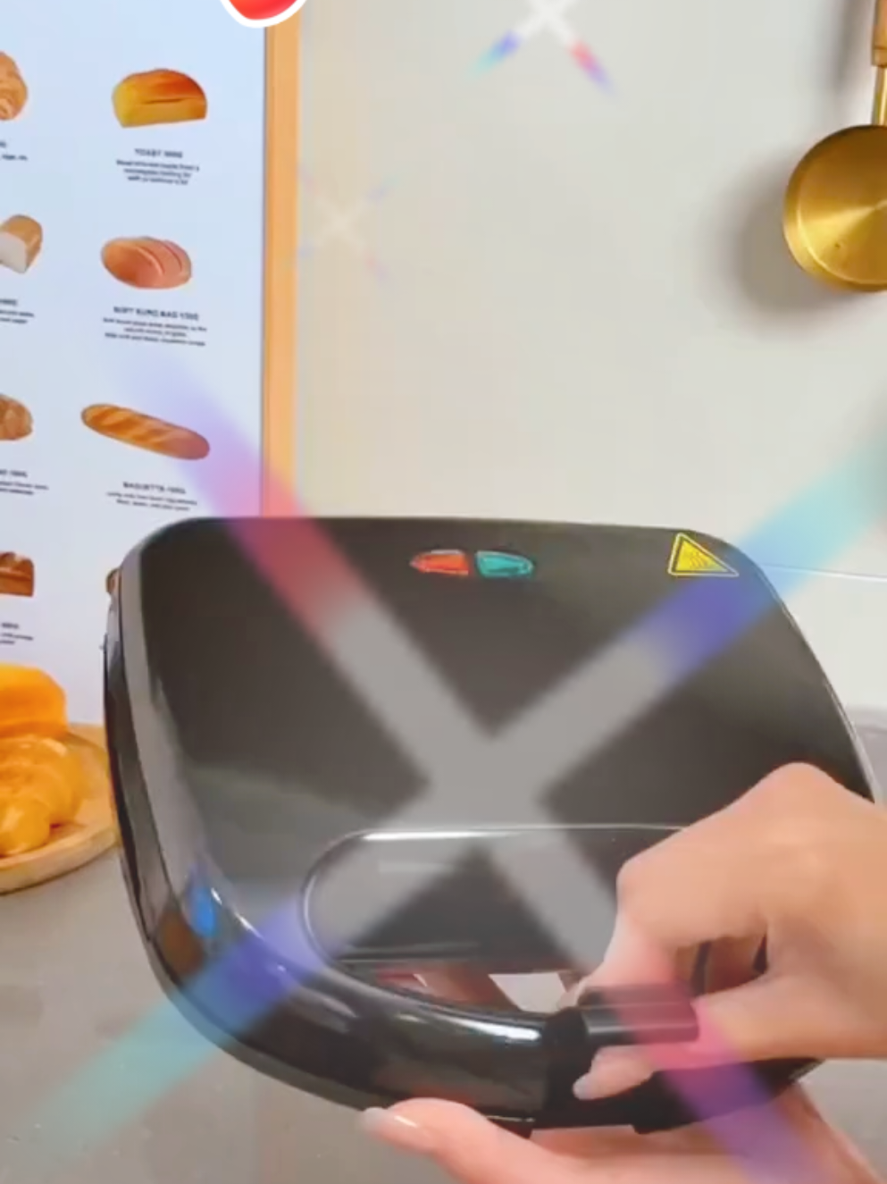 Sanduicheira Elétrica e Grill Família 2 em 1 - Inox antiaderente - 750W OliverHome#sanduicheira#elétrica#grill#inox#antiaderente 