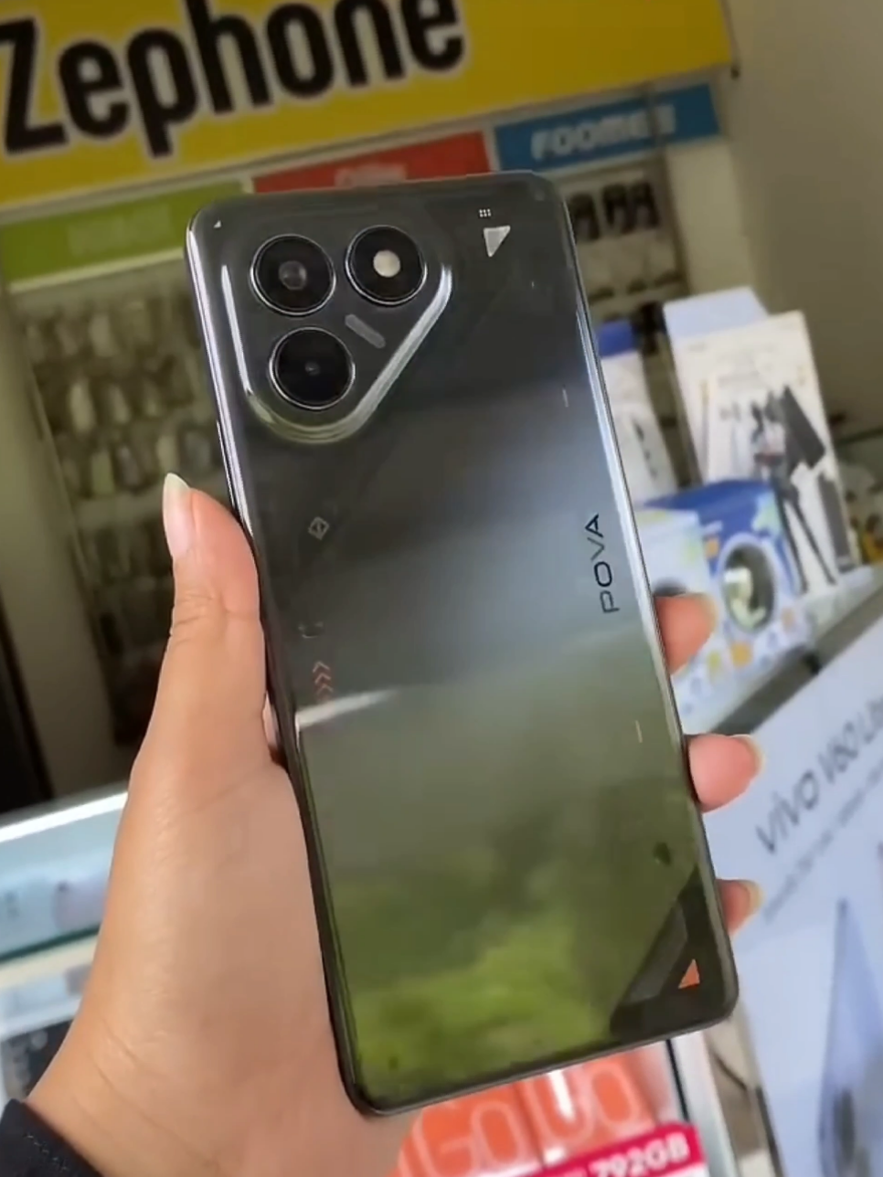 Tecno pova 7 thiết kế gaming phong cách màn sáng đẹp 120hz, chip g100 ulti chiến pubg ngon, Mới tinh bảo hành 18 tháng. #điệnthoại #dienthoai #smartphone #nubia #tecno 