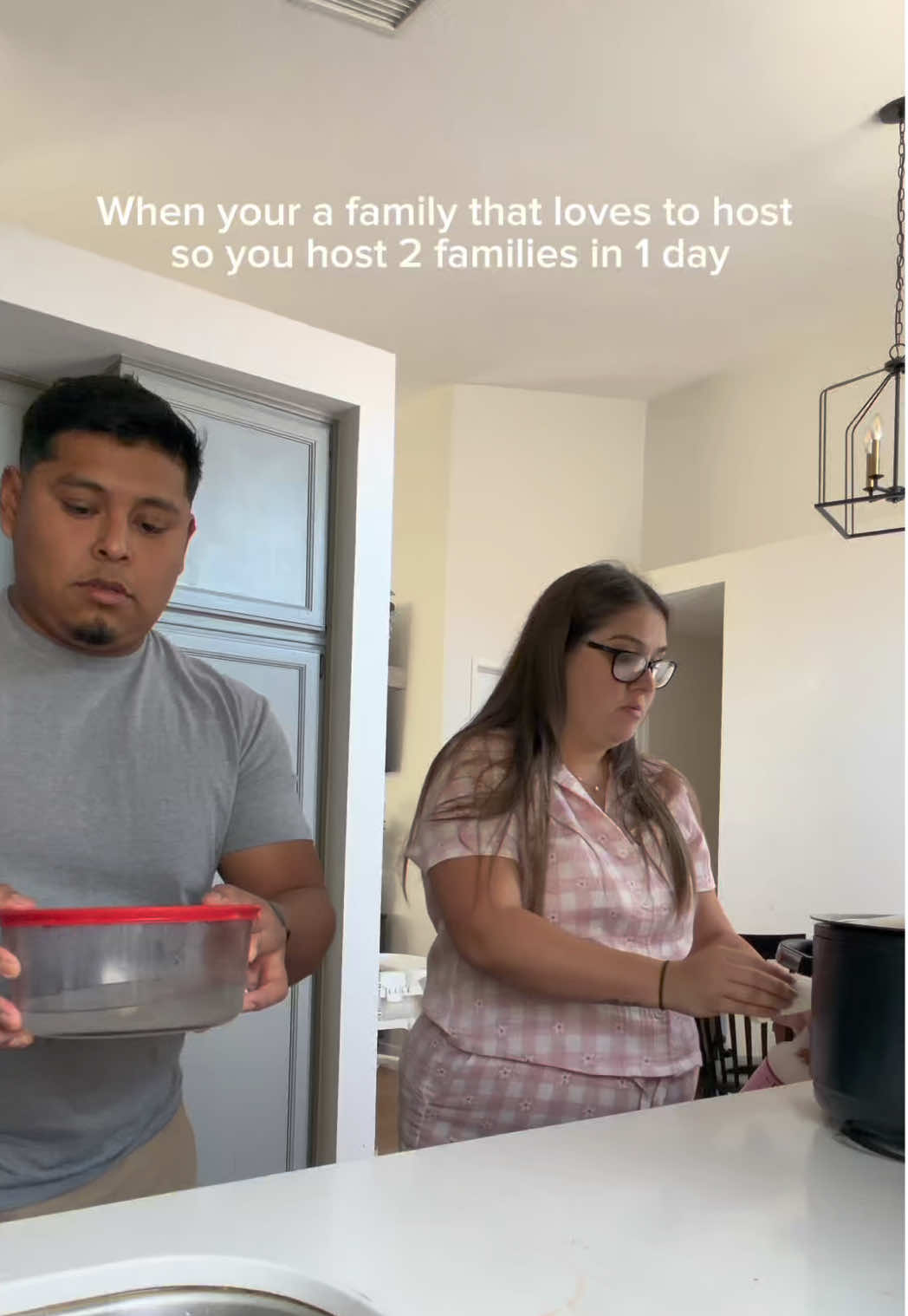 As a family we love having fellowship with friends and family; it refreshes us 🙌🏽  (Acts 2:42) #marriedlife#relatable#family#momlife#dadlife 