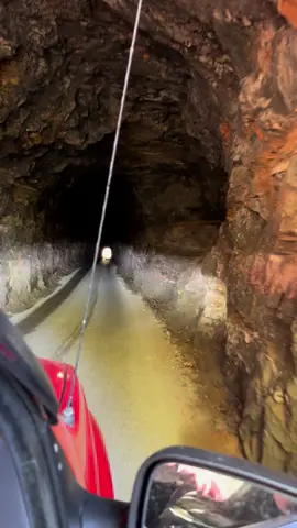Take a trip thru the Nada Tunnel with us….  #nadatunnel #redrivergorge #rrg #kentucky #tunnel 