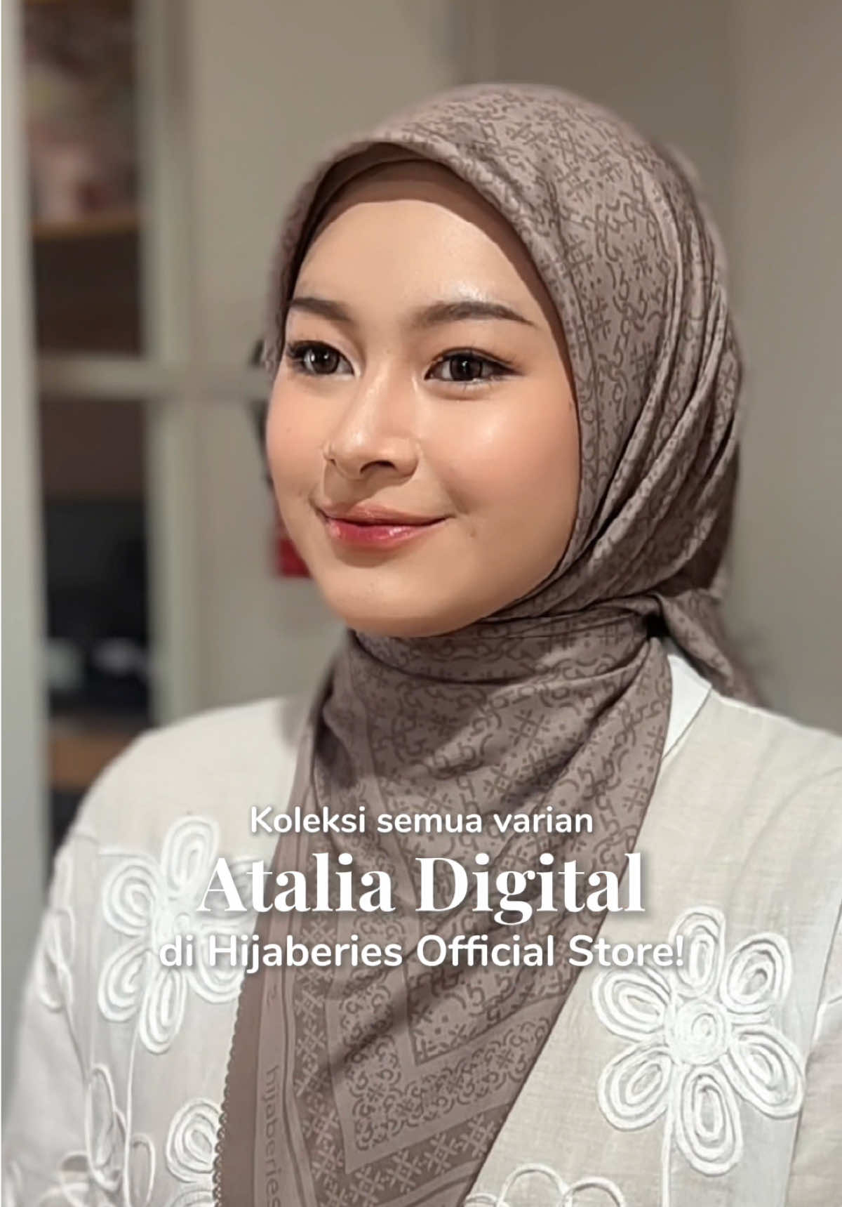 ✨NEW COLOR, NEW PATTERN✨ Atalia Digital Hijaberies keluarin 5 varian motif baru yang super elegant!🥹💗  BUY 1 Atalia Digital FREE 1 Big Scrunchie! Cuma hari ini di LIVE bebb❤️‍🔥 #hijabmotif #hijabprinting #hijaberies #elegant #classylook 