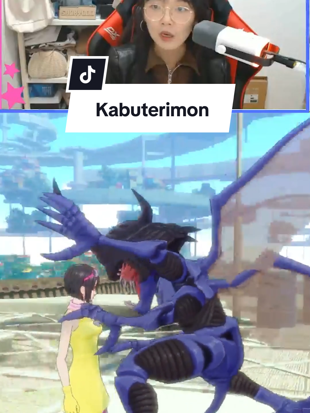 Pobre Kabuterimon :/  #gaming #parati #fyp #streamer #digimon 