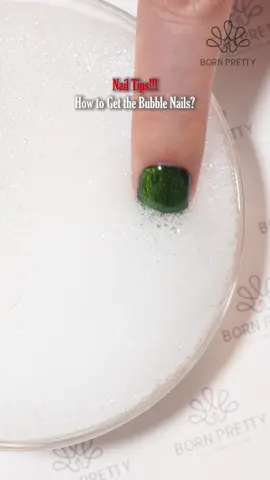 Nail tips time!🙌 Bubble nails tuto✨ Using #bornpretty Green Colored Cat Magnetic Gel Polish MY269 Imperial Green (61261) Tap the link in my bio or visit bornpretty.com to get same nail supply🥰 #nailart #nailsdesign #gelnails #naillove #fallnails #autumnnails #bubblenails #cutenails #nailswag #allshineonme #nailgel #fyp 