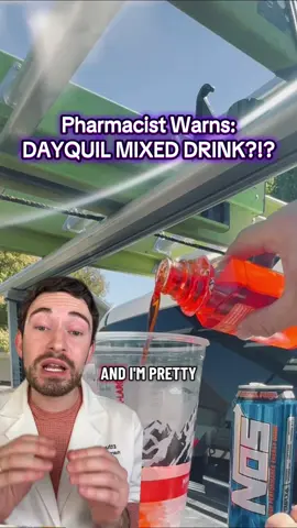 Please don’t be making DayQuil Cocktails. Your liver will thank you later #acetaminophen #coldremedies #coldandflu #pharmacist #millennialrx 
