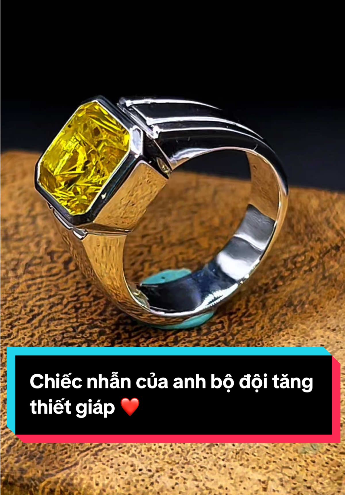 Chú bộ đội đầu tiên đặt hàng chiếc nhẫn sao vàng 🥰 #chetacdaquy #gemstone #damme 