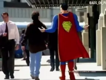 Superman talks to Jerry Seinfeld 